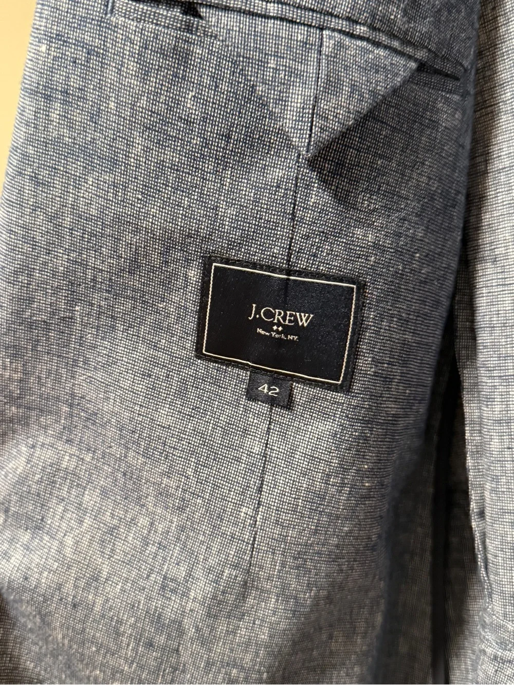 J. Crew Blue Linen-Blend Sport Coat